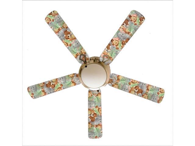 Jungle Babies Baby Nursery 52 Ceiling Fan And Lamp