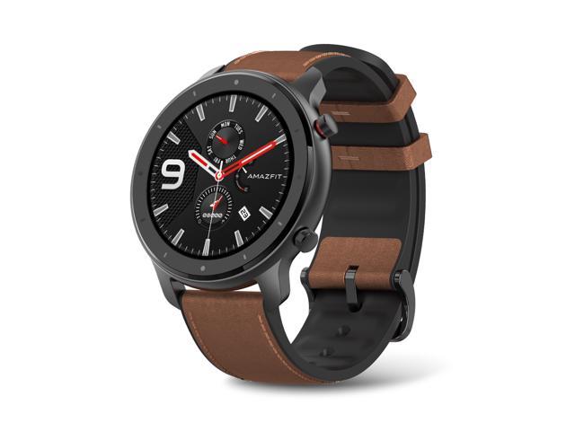 Amazfit GTR Smartwatch with GPS+GLONASS, All-Day Heart Rate Monitor, Daily Activity Tracker Rate and Activity Tracking, 24-Day Battery Life, 12- Sport Modes, 47mm, Aluminium Alloy