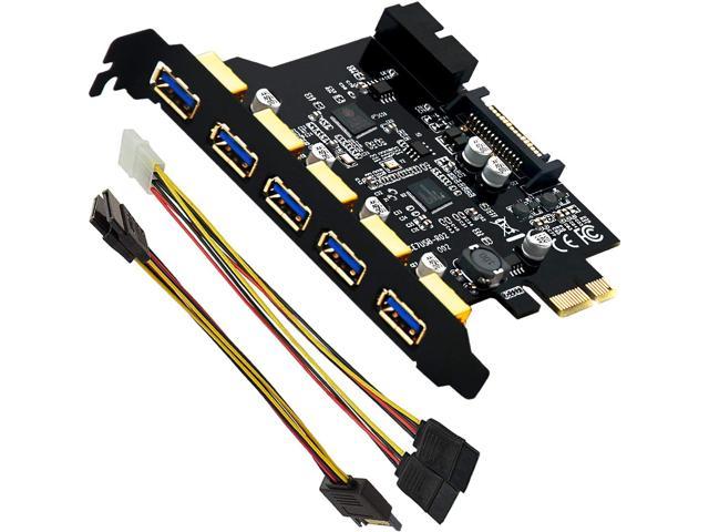 Mini PCI-E PCI Express to 5-pin Dual USB 2.0 Adapter Riser Card Extender 