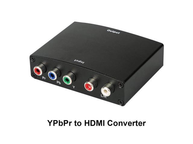 Monitor and Projector 5RCA Component RGB YPbPr to HDMI Converter Adapter 1080P Supports DVD Xbox 360 PSP to HDTV YPbPr to HDMI Converter Component to HDMI Adapter 