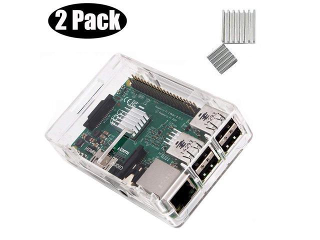NEW Aluminum alloy Case Protection Cover For Raspberry Pi 2//3 Model B 3B+