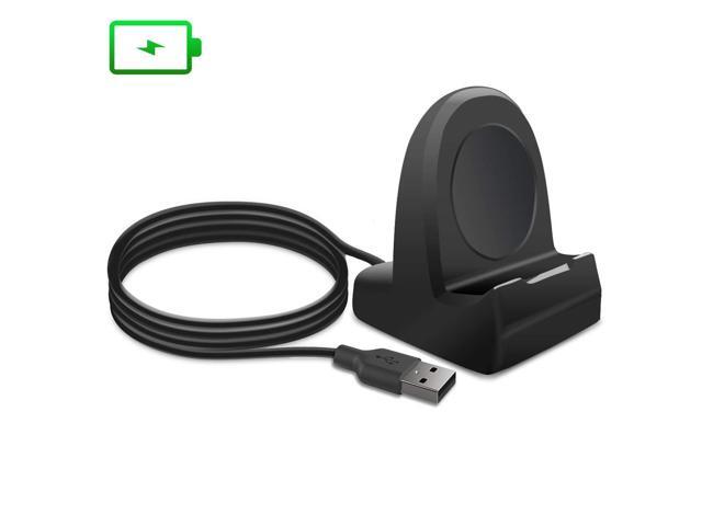 Werleo Wireless Charging Station Dock Charger Stand For Apple Watch Nightstand Mode Compatible With Built In Magnetic Charging Cable Apple Watch Series 4 Series 3 Series 2 And Series 1 Compatible Bla Newegg Com