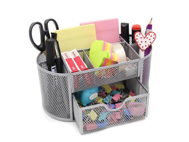 Pro Space Desktop Organizer Mesh Office Pencil Holder Desk