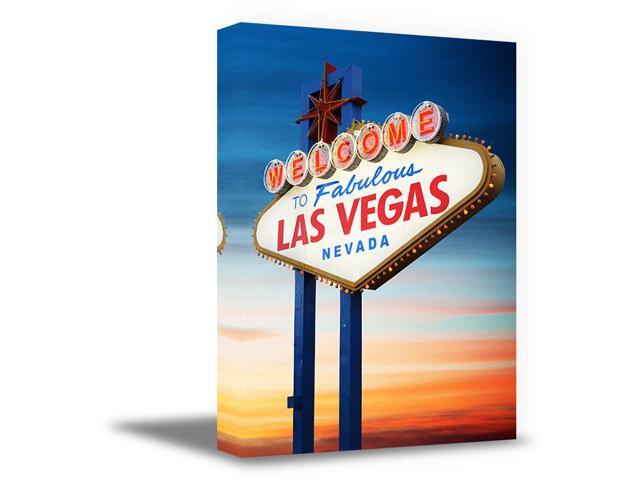 Awkward Styles Welcome To Fabulous Las Vegas Sign Canvas Artwork