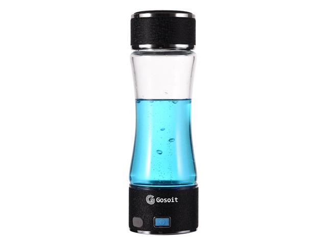S SMAUTOP Hydrogen Water Maker Machine 2 Liters Portable Water Ion Generator Hydrogen-Rich Water Bottle Health Care Cup with Thermostat Digital Touch Control Led Display 
