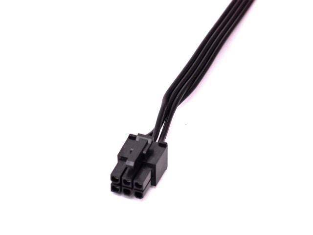 Computer Cables 6Pin PCI-E to 3 IDE Molex 4Pin Modular Power Supply Adapter Cable for Corsair HX750i HX850i HX1000i HX1200i Cable Length: 40cm 18AWG, Color: 10PCS 