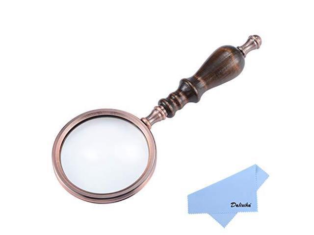 Delixike Large Magnifying Lamp 2 In 1 Clamp Desk With Ultra Bright Daylight Led Light Great Hands Free Desktop Glass For