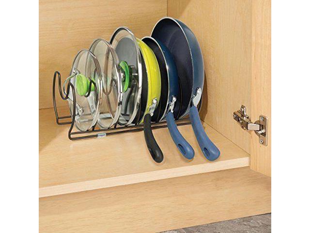 Mdesign Metal Wire Pot Pan Organizer Rack For Kitchen Cabinet