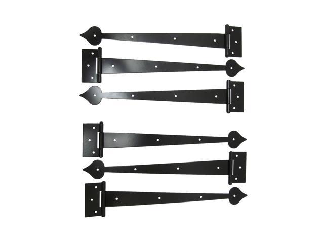 13 Strap Hinge Smooth Finish Set Of 6 Hinges Colonial Style