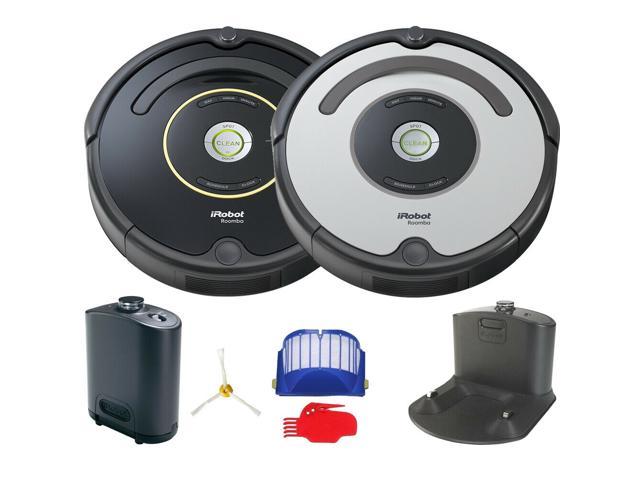 Irobot Roomba 650 Robot.Irobot Roomba 650 Or 655 Automatic Robotic Vacuum W Dock Black Or Silver Newegg Com