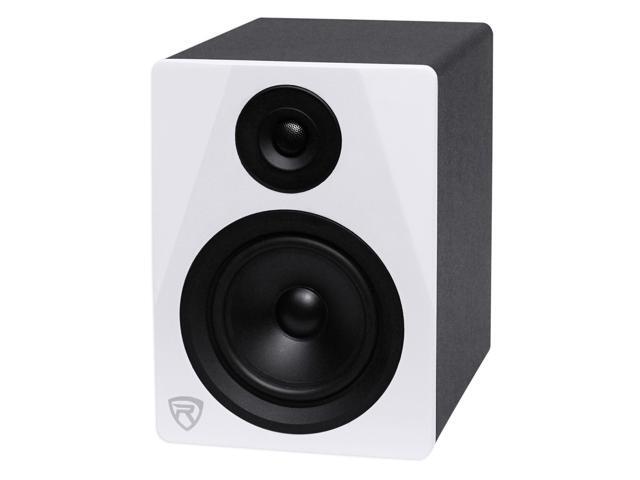 DPM5W Rockville 2-Way 150W White Active//Powered Studio Monitor Speaker 5.25