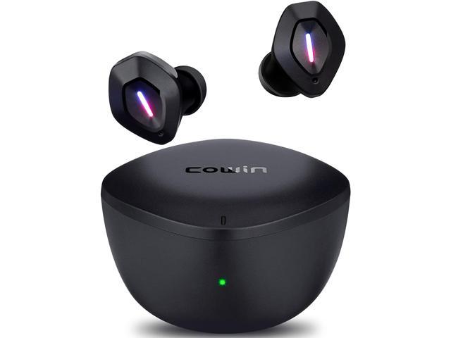 Cowin Apex Active Noise Cancelling Earbuds Bluetooth Headphones True Wireless Earbuds With Mic Bluetooth Earbuds 5 0 Clear Call Immersive Sound Deep Bass Ipx7 h For Sports Travel Work Black Newegg Com