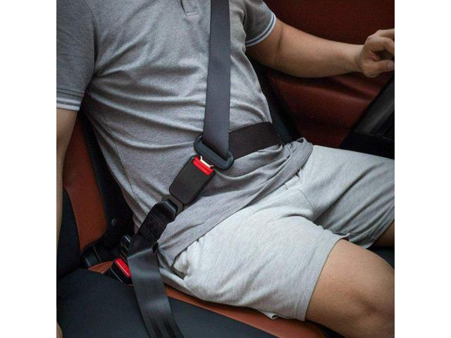 2pcs Seat Belt Extender 10" Car Buckle Extender for Cars, Easy to Install,Black