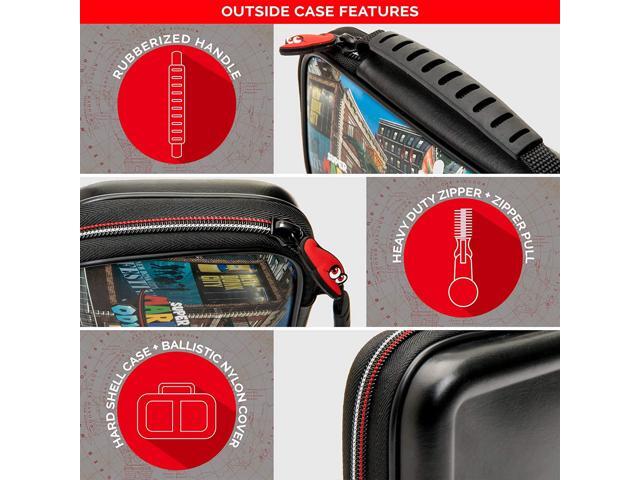 Nintendo Switch Super Mario Odyssey Carrying Case Protective Deluxe Travel Pu Leather Exterior Official Licensed Accessories Newegg Ca - Nintendo Switch Leather Case Gr Nintendo Switch Super Mario Odyssey Carrying Case Protective Deluxe Travel Pu Leather Exterior Official Licensed Accessories Newegg Ca - Nintendo Switch Leather Case Gr