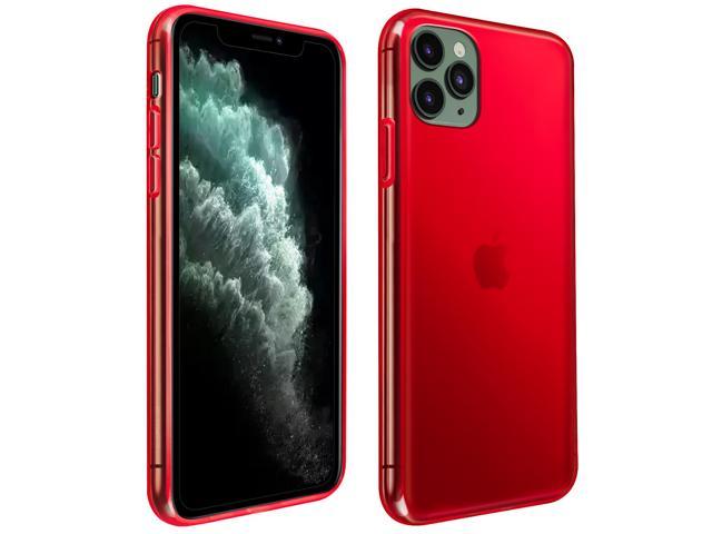 Iphone 11 Pro Max Soft Silicone Protective Ultra Thin Red Case Newegg Com