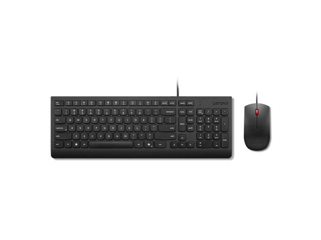 Lenovo Essential Wired Keyboard & Mouse Combo AI - US English