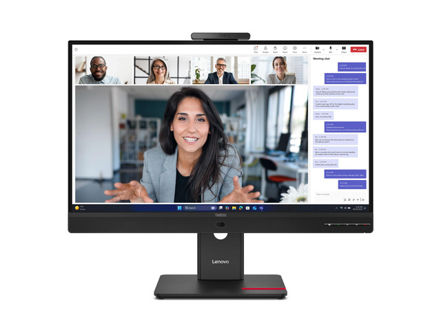 Lenovo ThinkVision T27QD-4v 27" QHD USB-C Docking Video Conferencing Monitor