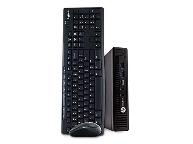HP Prodesk 600 G2 Micro Computer Mini Tower PC (Intel Quad Core i3-6100T,  8GB DDR4 Ram, 256GB SSD, VGA, USB 3.0, USB-C) Win 10 Pro (Renewed)