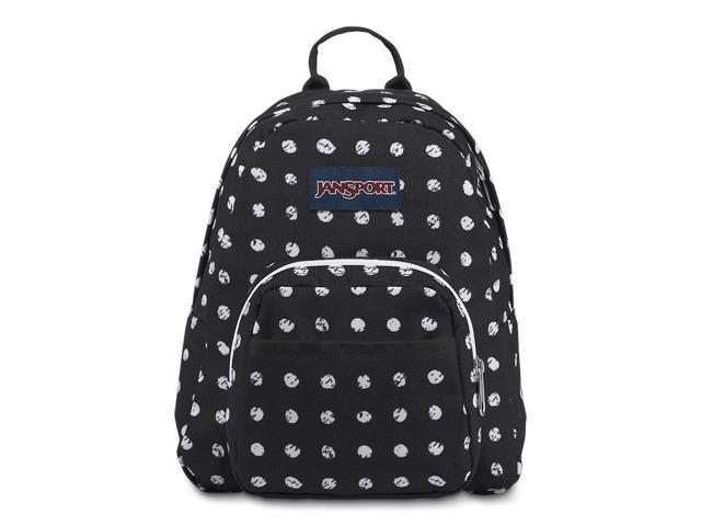 black and white polka dot jansport backpack