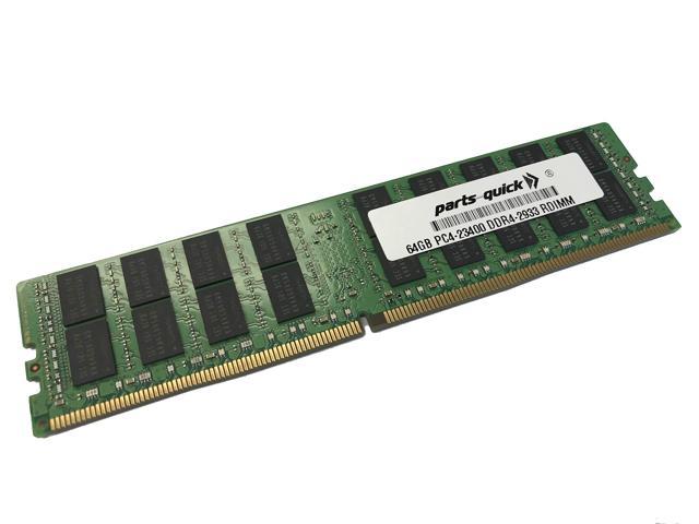 64gb Compatible Memory for Dell PowerEdge R840 (with Cascade Lake  Processors only) 2RX4 DDR4 RDIMM 2933MHz (PARTS-QUICK Brand)