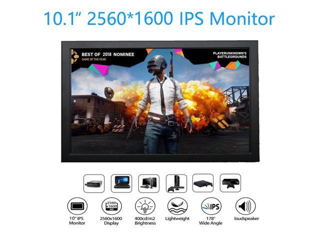 10 inch Monitor IPS 2560x1600 UHD 16:10 400cd/m2 1000:1 Game Display Dual HDMI Input for PC DVD PS3 PS4 Xbox One Xbox360 CCTV Camera Laptop