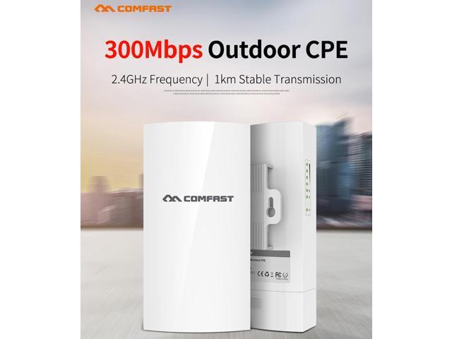 COMFAST 2.4GHz 300Mbps 5dBi Wireless Bridge WiFi Repeater Outdoor CPE 