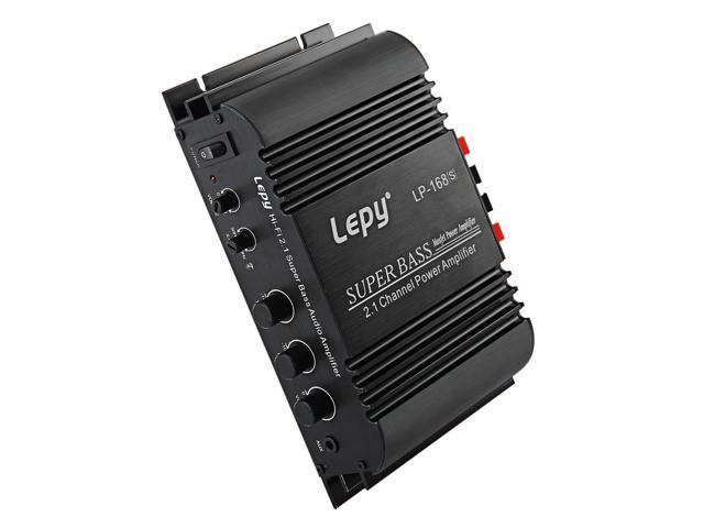 Lepy Lp 168s 2 1 Channel Mini Hi Fi Stereo Super Bass Audio Amplifier Newegg Com