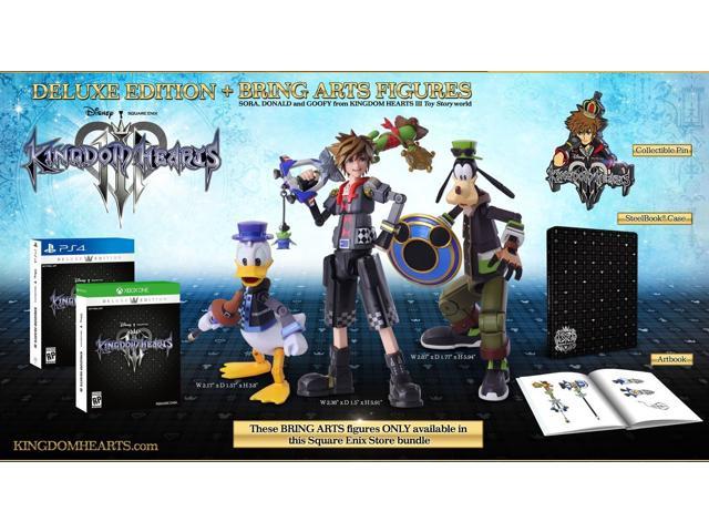 Donald Sora & Goofy Brand New Sealed Kingdom Hearts III Bring Arts Figures 