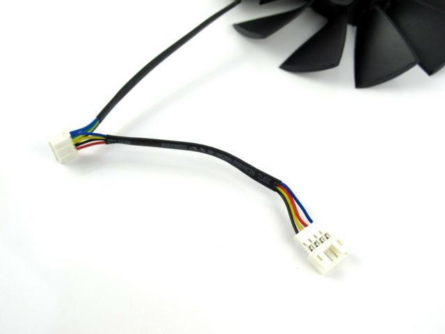 US New 95mm Single Fan 5Pin T129215SU R166b for ASUS GTX780 R9 280X 290 290X