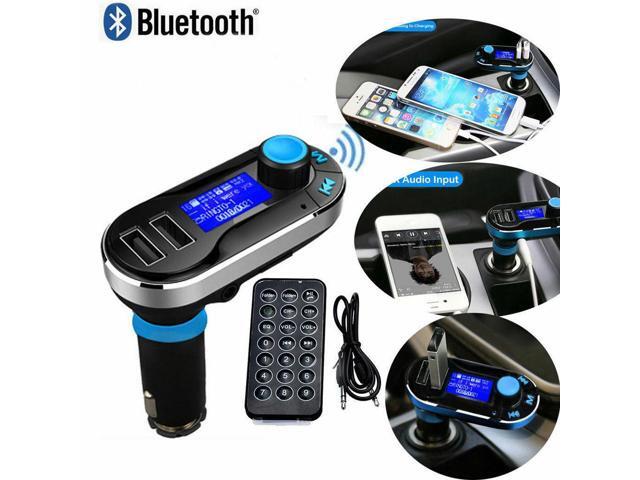 Bluetooth Car Kit FM Transmitter Wireless Radio Adapter USB Charger for Phone