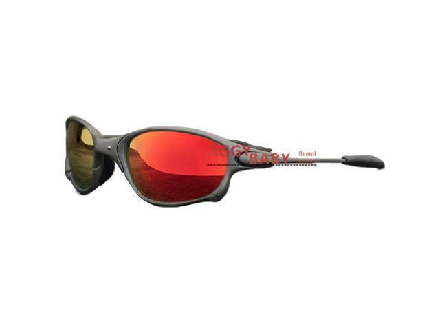 Top UV400 Sports Polarized Sunglasses Alloy juliet xx metal Riding Driving Mirror 