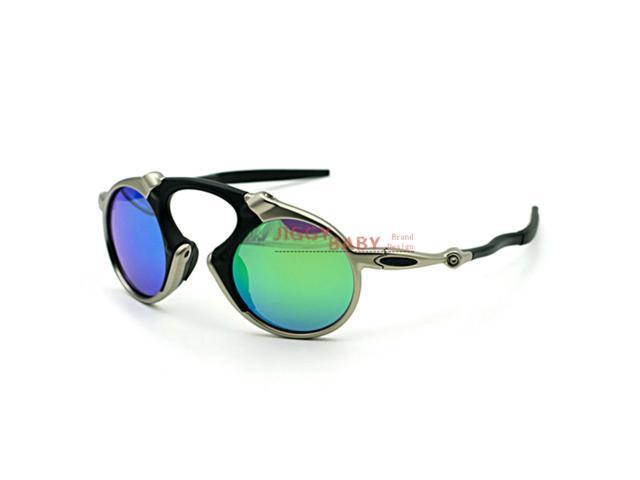 NEW Cycling Round Sunglasses Madman Polarized Iridium Alloy Glasses UV400 