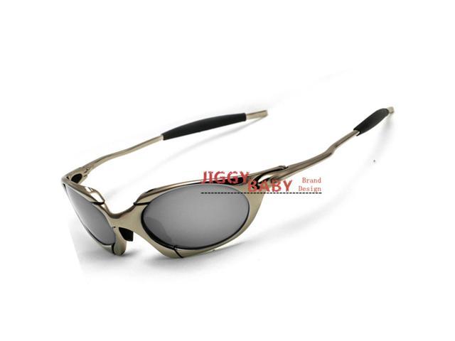 USA X-Romeo Metal Frame Sunglasses with UV400 Polarized Silver Iridium Lenses 