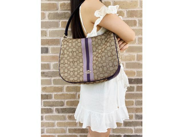 coach jacquard tote