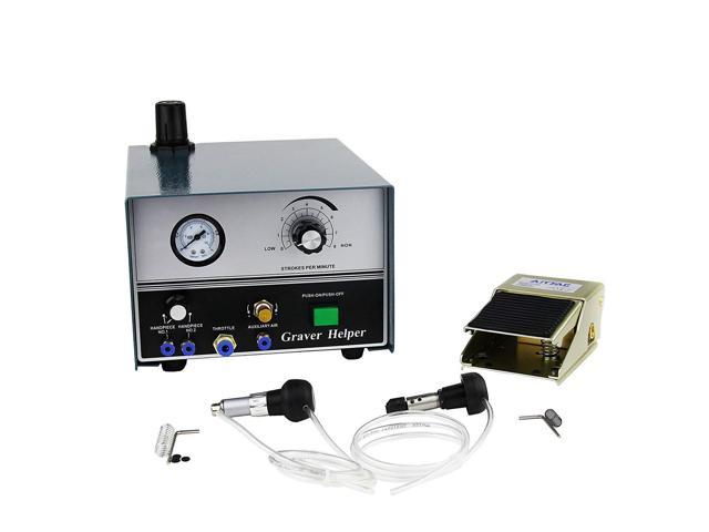New Pneumatic Engraving Machine Double Ended Impact  Jewelry Engraver 