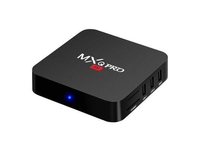 MXQ Pro TV BOX SMART Android 7.1 4K WiFi Quad Core 3D Media Player ZO 