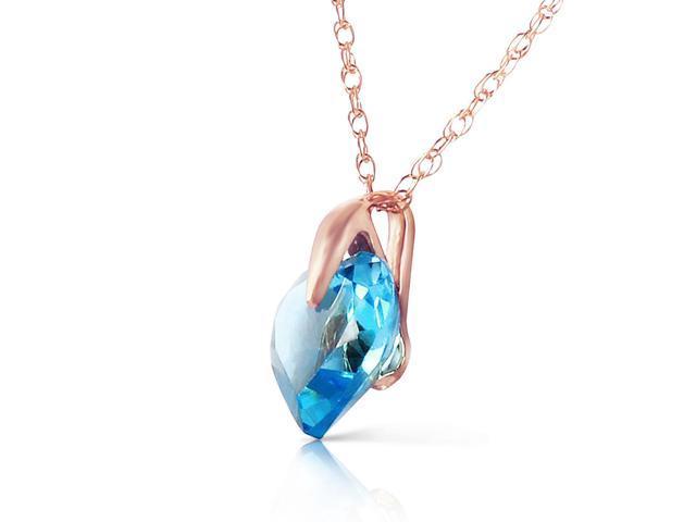 rose gold topaz necklace