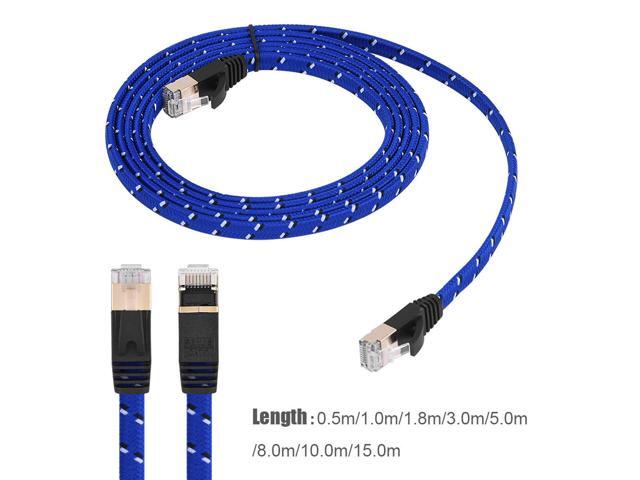 Ultra 2pcs 6ft Cat5e Ethernet Network Cable RJ45 Jack Wire+Ethernet Splitter