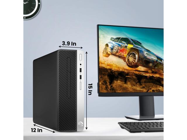 HP ProDesk Desktop RGB Lights Computer Intel Core i5 6500 3.2 GHz 8GB RAM  256GB SSD Win 10 Pro Gaming PC Keyboard & Mouse (Renewed), Windows 10 Pro