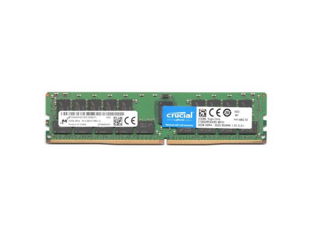 128GB Kit 4x32GB 2933MHz RDIMM 2Rx4 for Dell Servers by Micron Ram