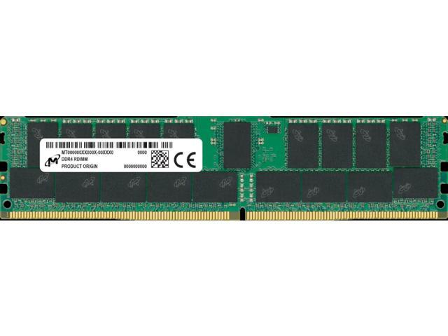 Micron 64GB DDR4 3200 8Gx72 ECC CL22 RDIMM Server Memory Module - MTA36ASF8G72PZ-3G2B2