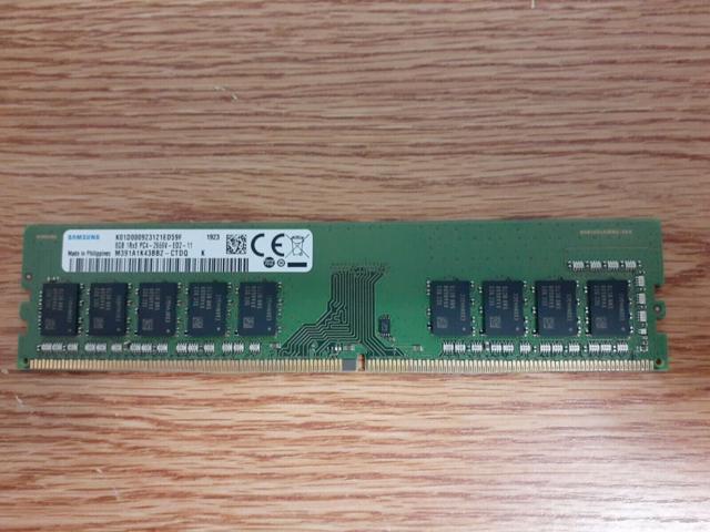 M391A1K43BB2-CTD Samsung 8GB PC4-21300 DDR4-2666MHz ECC Unbuffered CL19 ...