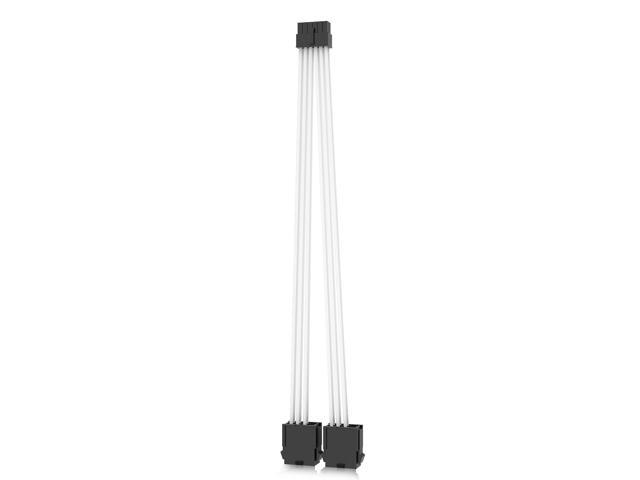Asiahorse RTX 3.0 Series 12pin to Dual 8pin Extension cable PCIe Molex Micro-Fit 3.0 Connector for NVIDIA Ampere GEFORCE RTX 3070 3080 (300MM-White)