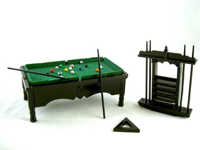 dollhouse pool table