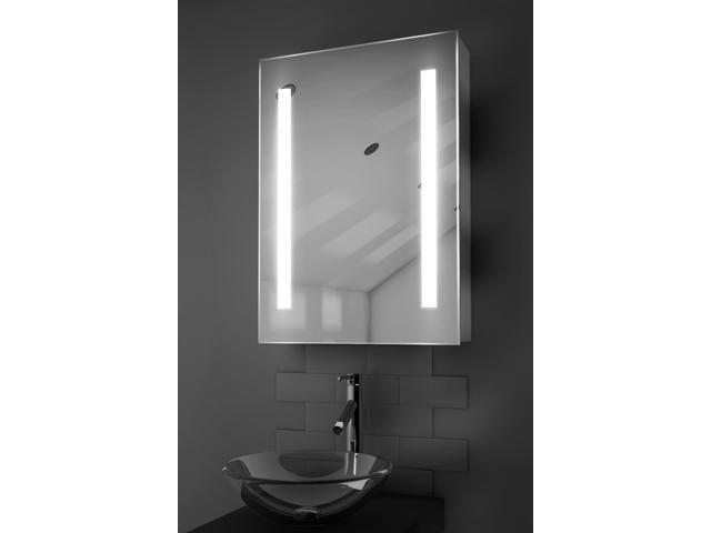 Jace Led Bathroom Mirror Cabinet With Demister Pad Sensor Jace Led Bathroom Mirror Cabinet With
