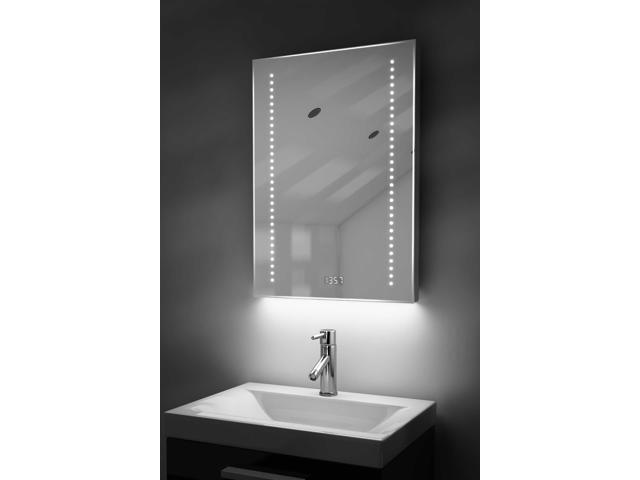 Bathroom Mirror Auto Colour Change Rgb With Bluetooth Demist Sensor K185rgbaud Newegg Com