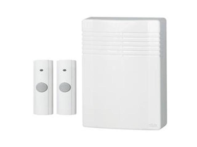 Broan Nutone La542wh Front Back Wireless Door Chime Kit With 2 Broan Nutone La542wh Front Back Wireless Door Chime Kit With 2 Pushons White