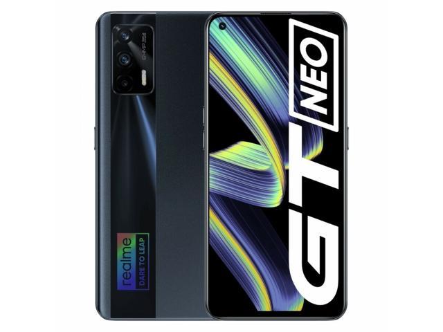 Realme GT Neo 5G Dual 256GB 12GB RAM Factory Unlocked (GSM Only | No CDMA - not Compatible with Verizon/Sprint) China Version - Hacker Black