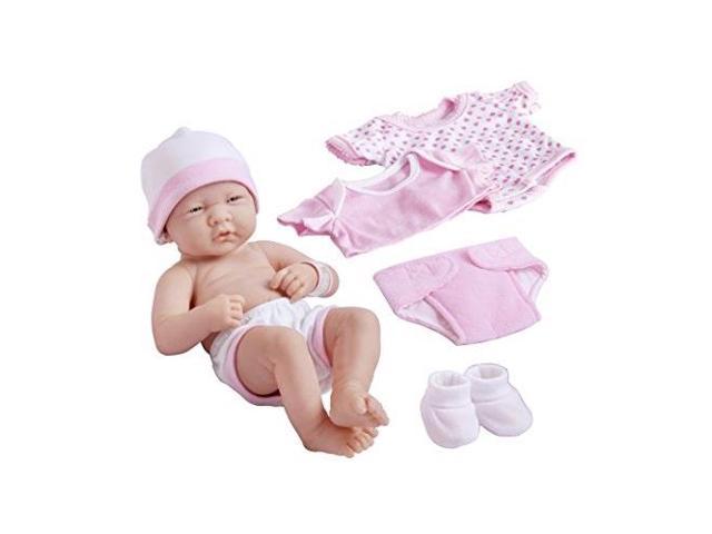 La Newborn Nursery 8 Piece Layette Baby, La Newborn Realistic Baby Doll Bathtub Set