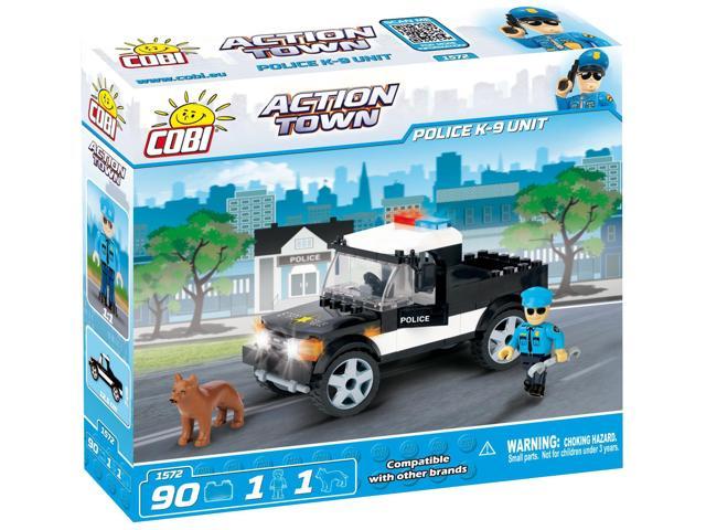 COBI Action Town Police K-9 Unit - Building Block Police Play Set ...